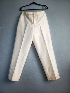 VINTAGE 90'S 100% SILK CREAM PANT